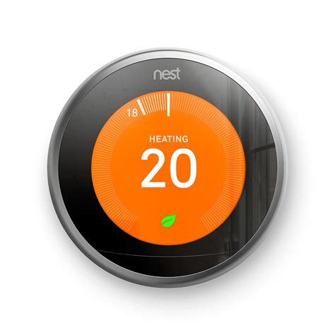 Google Nest T Gb Nest Learning Thermostat Rd Generation Silver