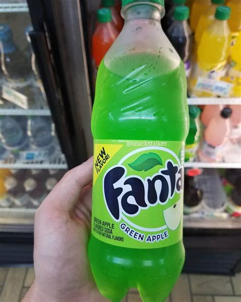 Snackstalker On Instagram “here Is Fantas New Green Apple Flavor These Should Be Available