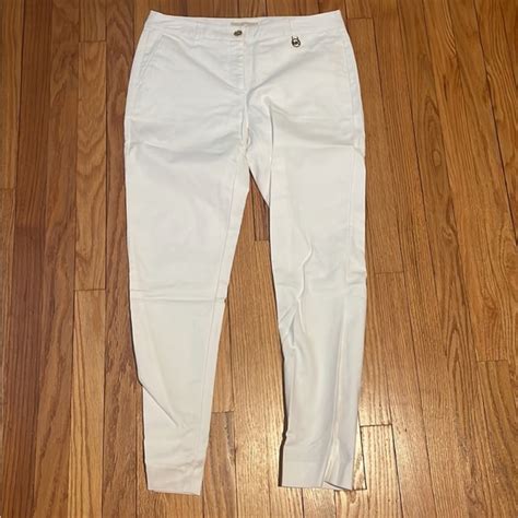 Michael Kors Pants And Jumpsuits Michael Kors White Ankle Pants Poshmark