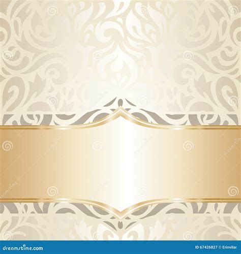 Gold And White Wedding Background