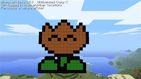 Fire Flower from Mario Bros! Minecraft Project