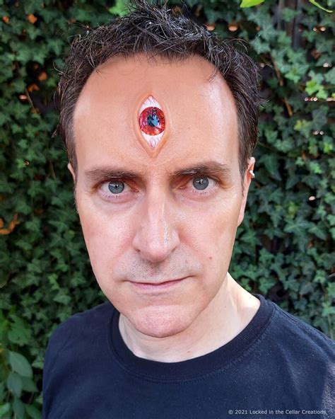 Extra Large Vertical Third Eye Prosthetic With Glossy Eye Etsy