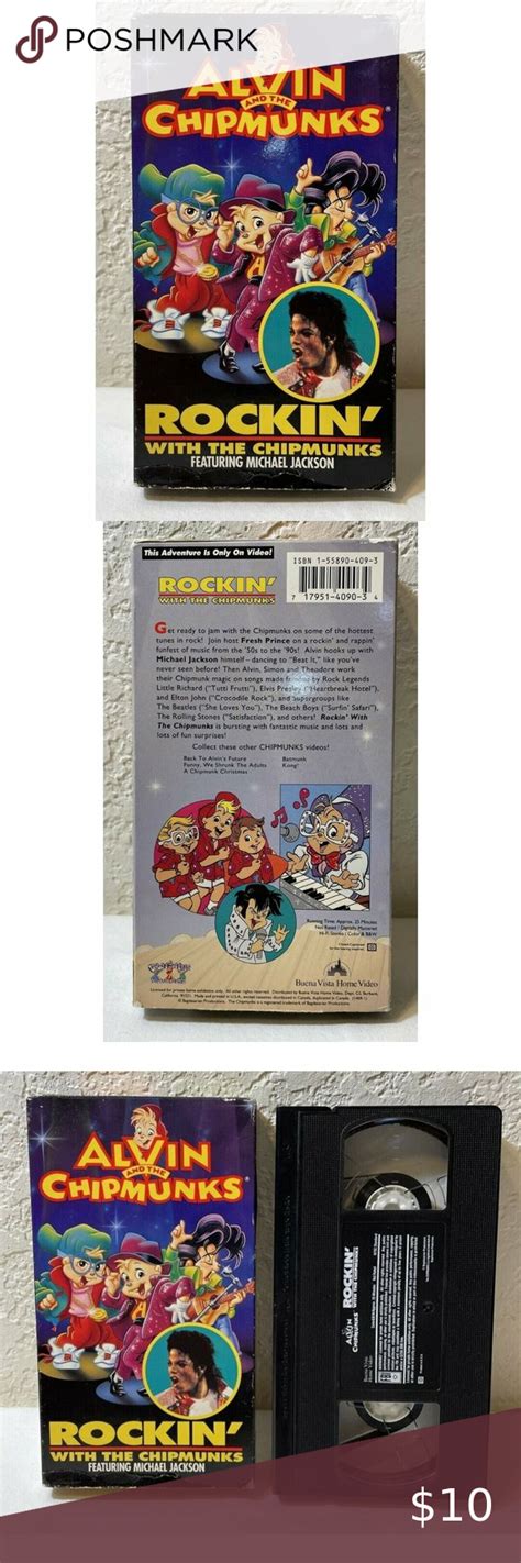 Alvin And The Chipmunks Rockin With The Chipmunks Vhs 1992