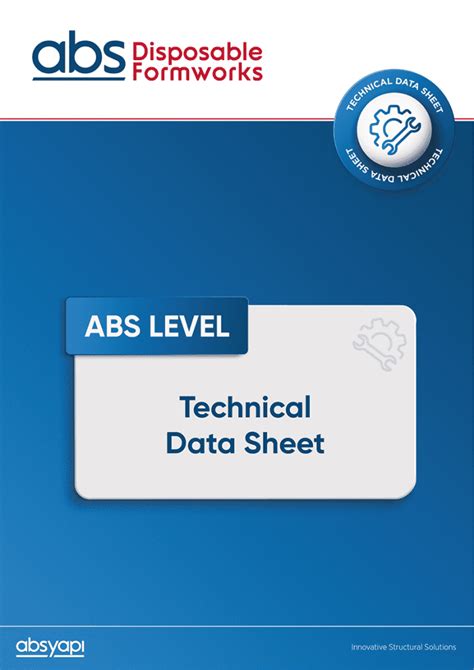 ABS LEVEL Technical Data Sheet-min | ABS Disposable Formworks