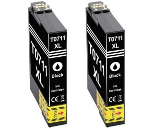 Tito Express Patronen Als Ersatz F R Epson T T Black Doppelpack