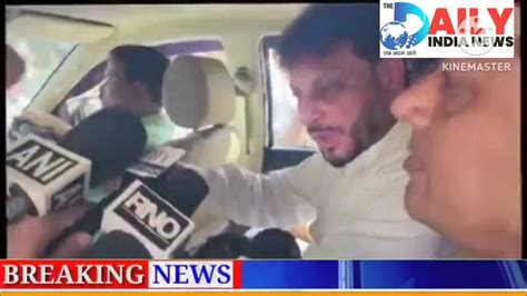 Aimim Spokesperson Waris Pathan Media Byte During Detained By Mumbai