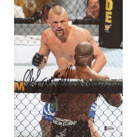 Chuck The Iceman Liddell Signed UFC 8x10 Photo Beckett COA