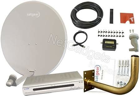 Cm Motorised Satellite Dish Receiver Kit Amazon Co Uk Electronics