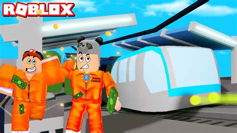 Tren Soygunu Yapıyoruz Zengin Olduk Panda ile Roblox Mad City YouTube