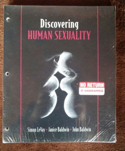 Discovering Human Sexuality John Baldwin Simon Levay Janice 2009 New Text Book Ebay