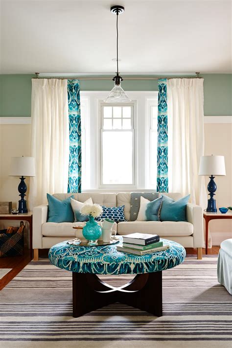 10 Ideas For How To Decorate Your Living Room With Turquoise Accents