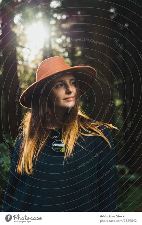 Woman With Map In Woods A Royalty Free Stock Photo From Photocase