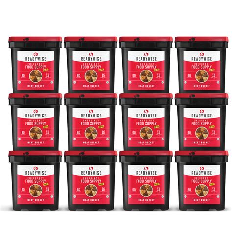 720 Serving Freeze Dried Meat Bundle Emergency Food Freeze Dried Meat