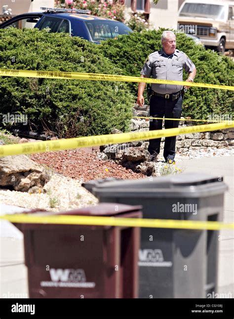 An Alameda County Sheriffs Deputy Investigates The Scene Of A Waste