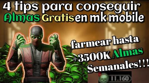 Guia Para Conseguir Almas Gratis F Cilmemte Mortal Kombat Mobile Youtube