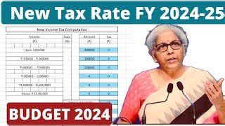 New Income Tax Slab Rates Fy Ay In Budget Of Modi