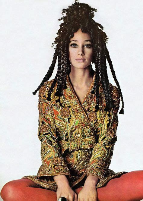 Marisa Berenson By Penn Vogue Us 1967 High Fashion Hair 1960s