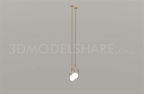 600 Ceiling Light 3d Model