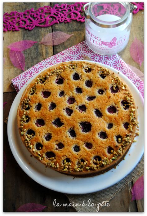 La Main La P Te Pistache Framboise Tarte