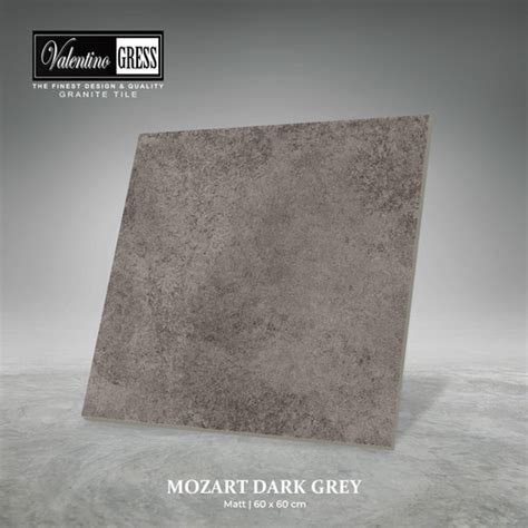 Jual GRANITE VALENTINO GRESS 60X60 CM MOZART DARK GREY Jakarta