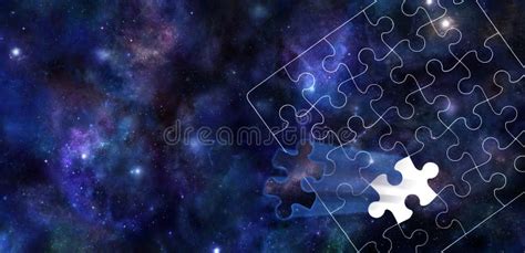 Cosmic Puzzle Abstraction Stock Vector Illustration Of Object 30027682