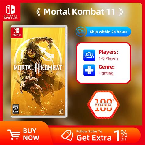 Nintendo Switch Game Deals Mortal Kombat 11 Standard Edition Games