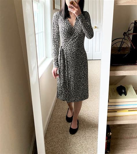 Ann Taylor Wrap Dress Review Petite Funsizefit