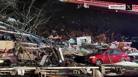 Tornadoes Rip Through Nashville Leaving At Least 6 Dead