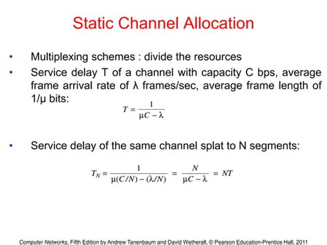 Chapter The Medium Access Control Sublayer Ppt