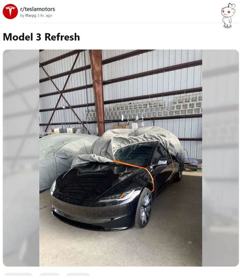 新款特斯拉 Model 3 實車首曝：前臉設計微調，大燈、保險槓、輪轂改動 T客邦