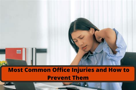 Most Common Office Injuries And How To Prevent Them Worksafe