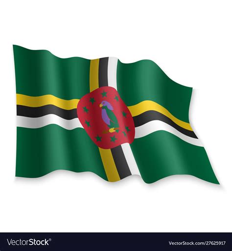 3d Waving Flag Royalty Free Vector Image Vectorstock