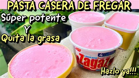 Como Preparar Un Jabon En Crema Casero De Fregar Muy Potente Ahorras