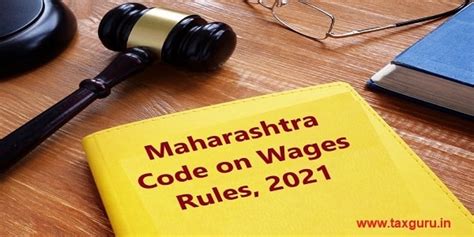 Draft Maharashtra Code On Wages Rules 2021