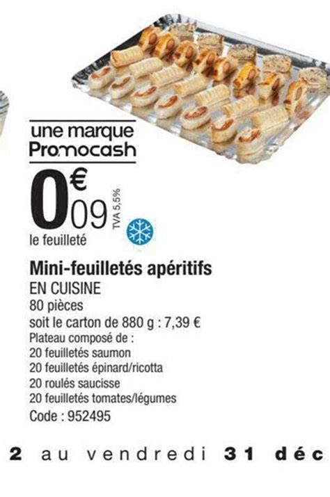 Promo Mini Feuillet S Ap Ritifs En Cuisine Chez Promocash Icatalogue Fr