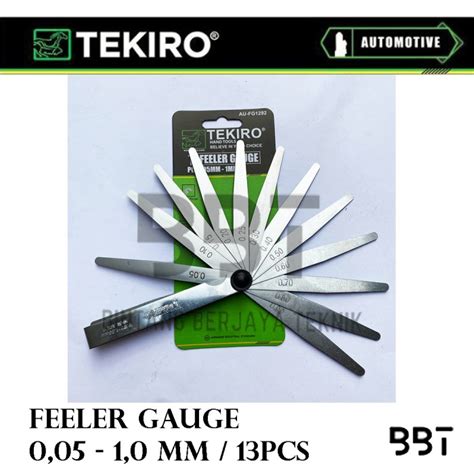 Jual Feeler Gauge Tekiro Mm Mm Pcs Kunci Stel Klep Fuller