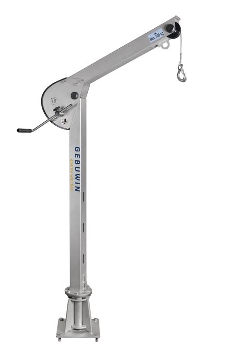 Swivel Davit Crane Stainless Steel 125 Kg Gebuwin