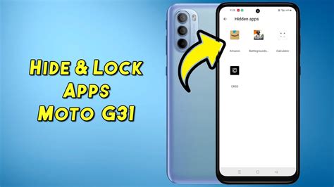 How To Hide Lock Apps On Motorola G L Moto G Tips And Tricks