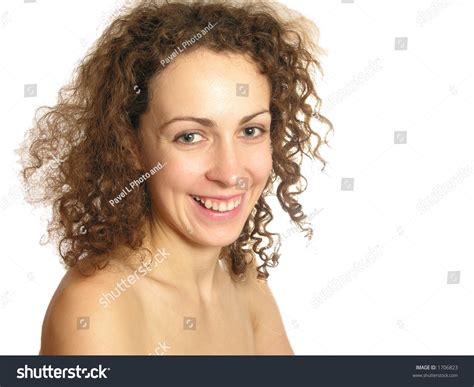 Face Smile Naked Girl Isolated Stock Photo Shutterstock