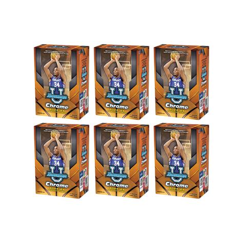 2022 23 Bowman University Chrome Basketball Blaster Box 6x Lot2022 23