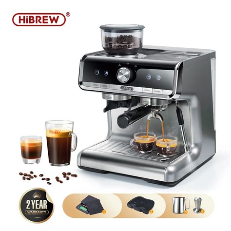 HiBREW Barista Pro 20Bar Bean to Espresso,Cafetera Commercial Level
