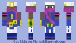 Sandstorm Ekko - League of Legends Minecraft Skin