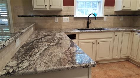 Rocky Mountain 3x6 Cestino Smokey Mica Granite Countertops Kitchen