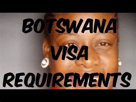 Botswana Visa Requirements Life On Botswana Kushatha K Youtube