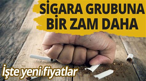 Sigara Grubuna Bir Zam Daha Te Yeni Fiyat Listesi