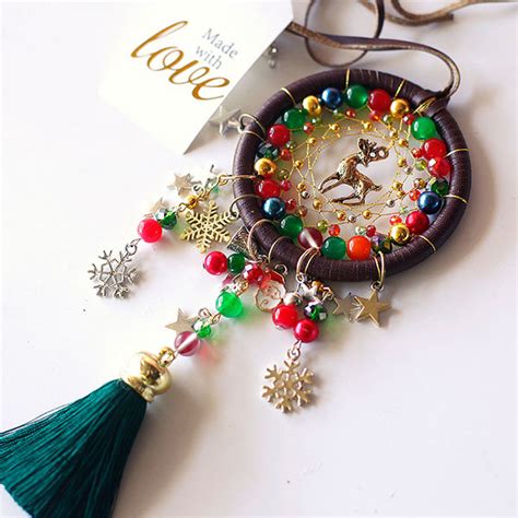 Christmas Dream Catcher Festive Seasonal Decor Apollobox