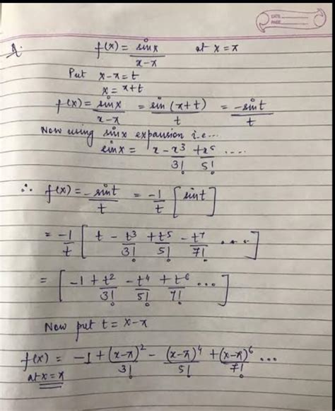 Find The Taylor Series Expansion Of Tan X About π 4 Up To The Term In