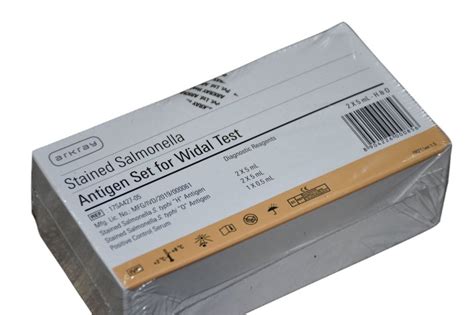 Arkray Stained Salmonella Antigen Widal Test Kit At Rs Box In Hodal