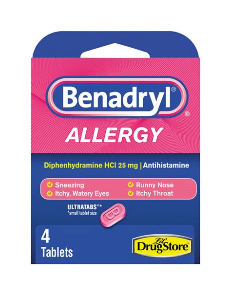 Benadryl Lil Drugstore Allergy Relief Ct Paintplace New York