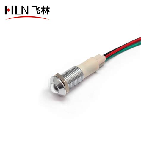 10mm 6V Red Green Double Color LED Metal Indicator Light